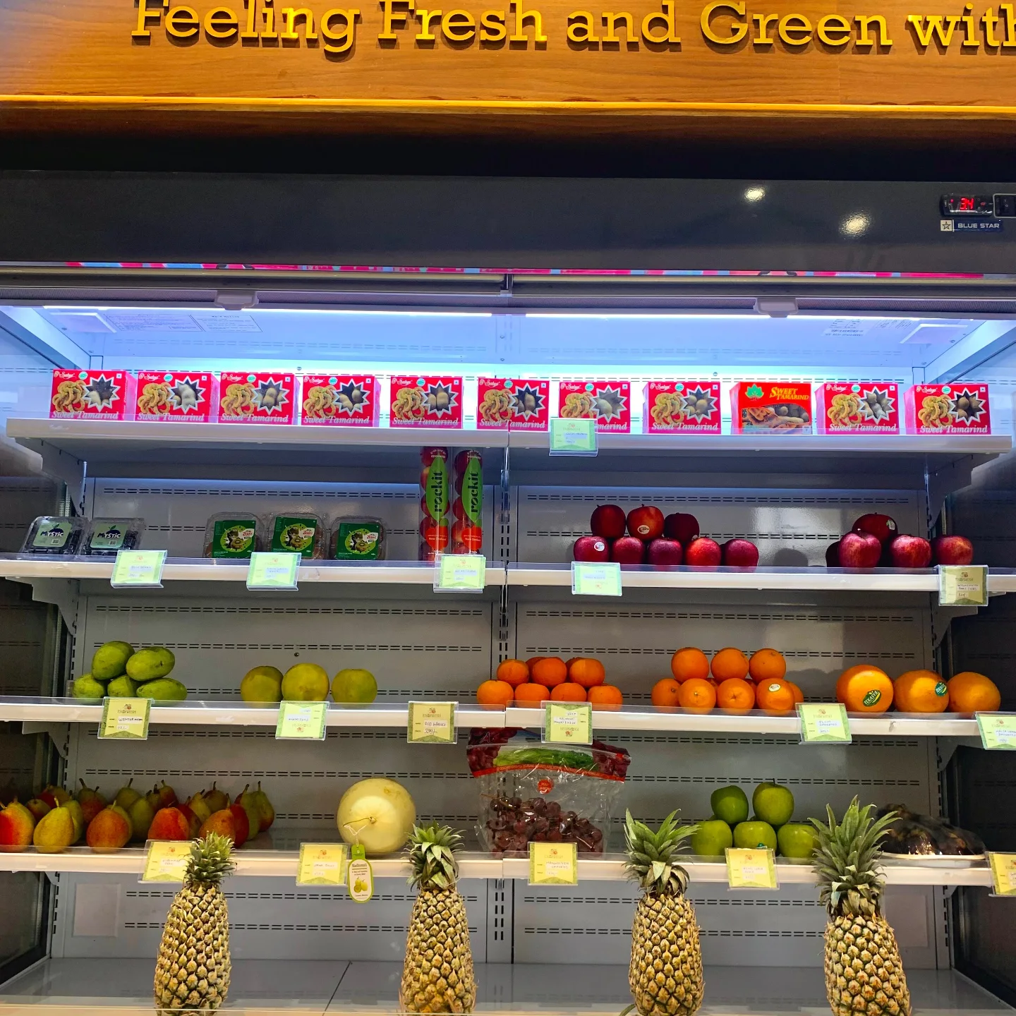 Fresh fruits and vegetables